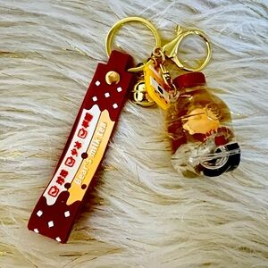 NWOT Bobba Milk Tea keychain